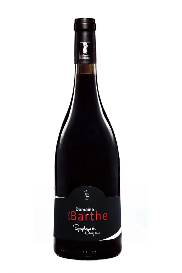 Bouteille de Symphonie des Cinq Sens — DOMAINE DE LA BARTHE, vin rouge
