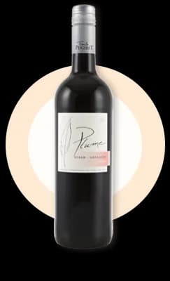 Bouteille de Plume Syrah-Grenache 9% — DOMAINE LA COLOMBETTE, vin rouge
