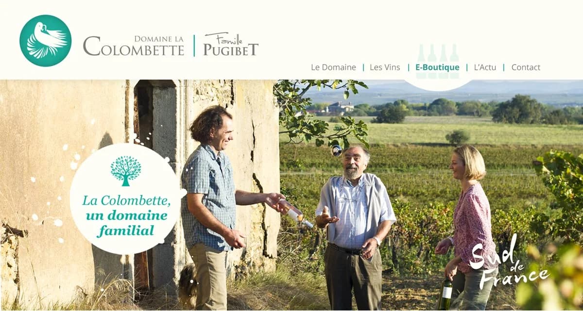 DOMAINE LA COLOMBETTE — paysage du domaine