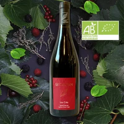 Bouteille de Lou Crès BIO — DOMAINE CASTAN, vin rouge