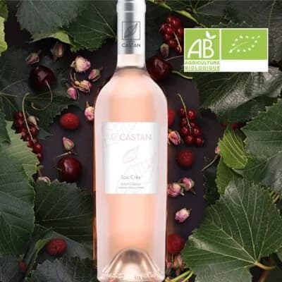 Bouteille de Lou Crès Rosé BIO — DOMAINE CASTAN, vin rosé