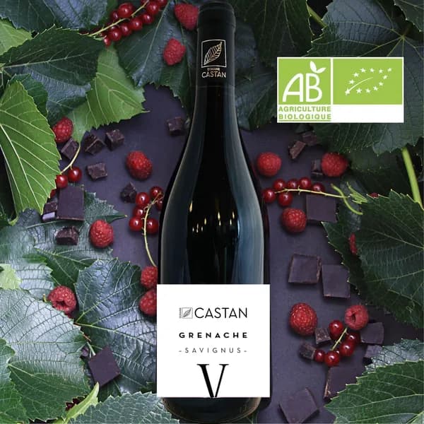 Bouteille de Savignus Grenache — DOMAINE CASTAN, vin rouge