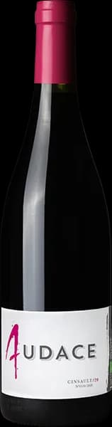 Bouteille de AUDACE — DOMAINE LES TERRES D'ARMELLE, vin rouge